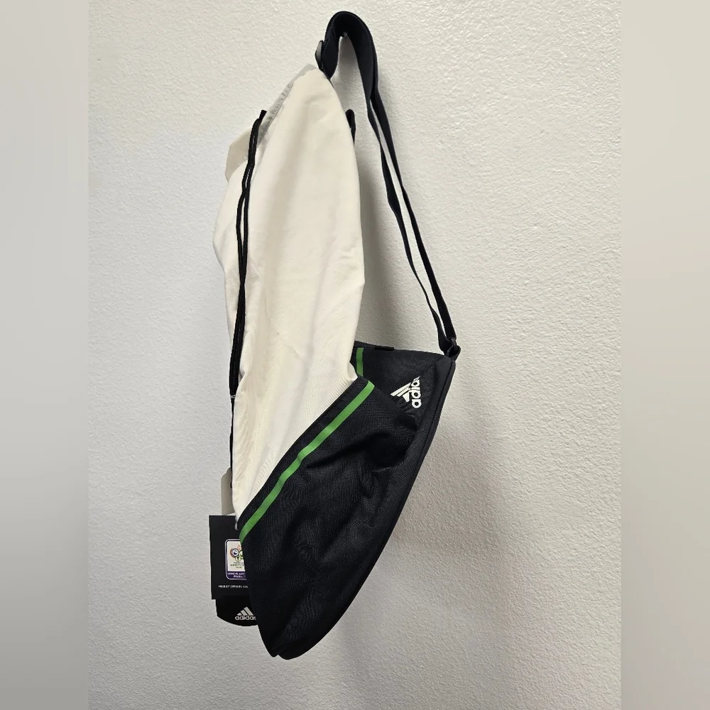 World Cup Drawstring Bag with Green Accents